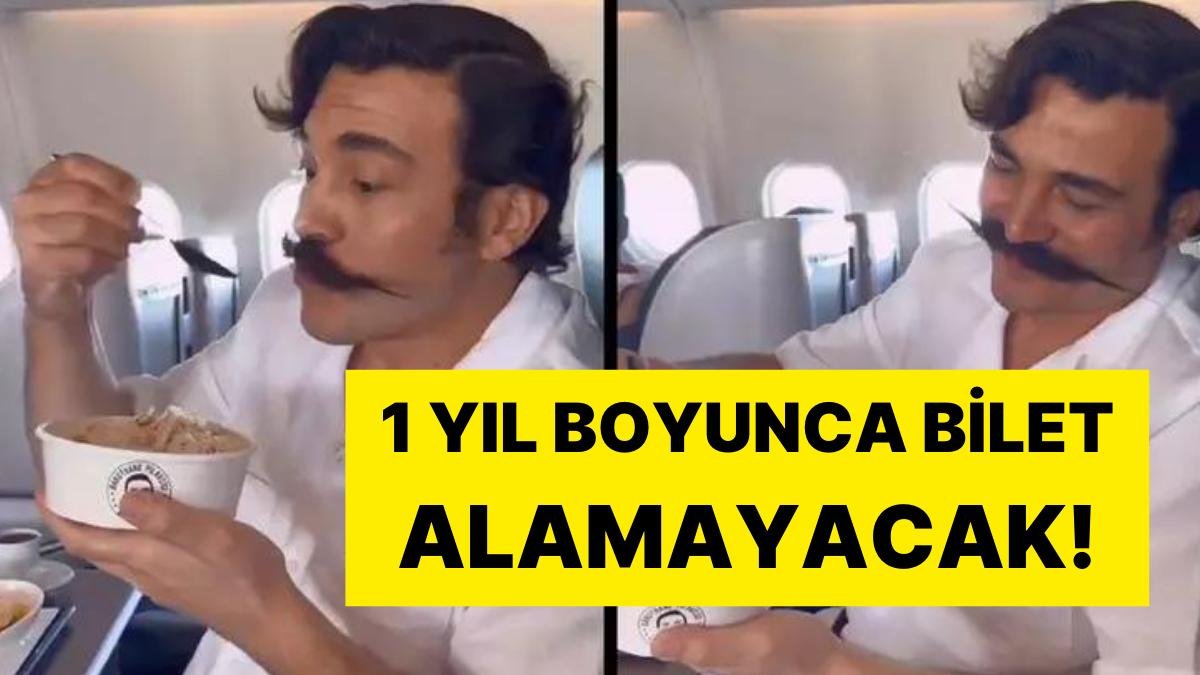 THY’den ‘Baruthane Pilavcısı’na Ceza: Uçuşlarından Men Edildi