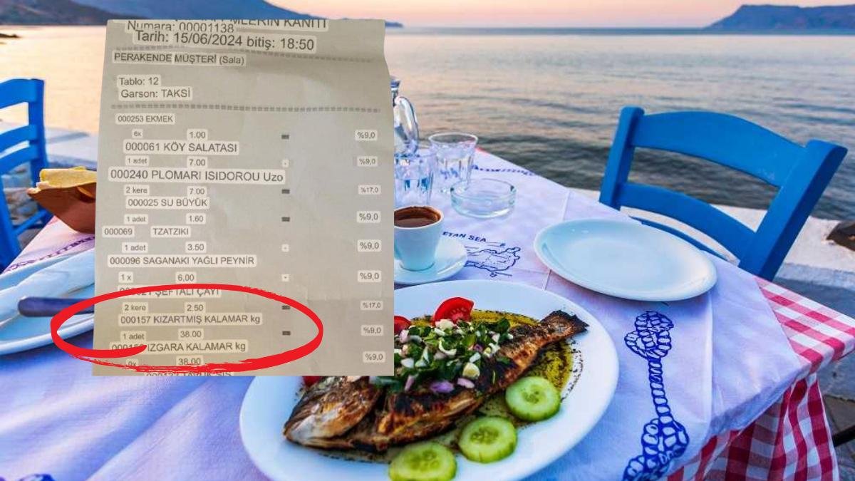 Yunanistan’ın Midilli Adasında Ödenen 6 Kişilik Hesabın Toplam Tutarını Görünce Sinirleriniz Bozulacak
