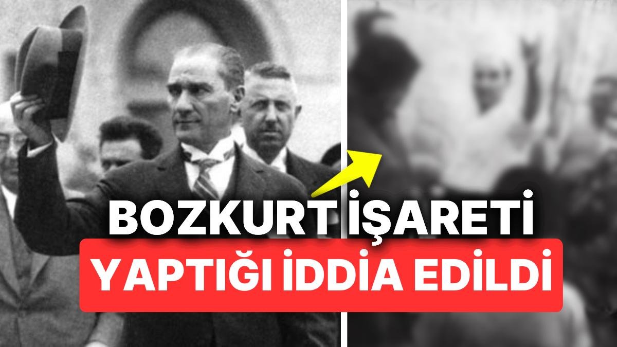 Atatürk’ün ‘Bozkurt İşareti’ Yaptığı İddia Edilen Fotoğraf Hakkında Gerçek Ortaya Çıktı!