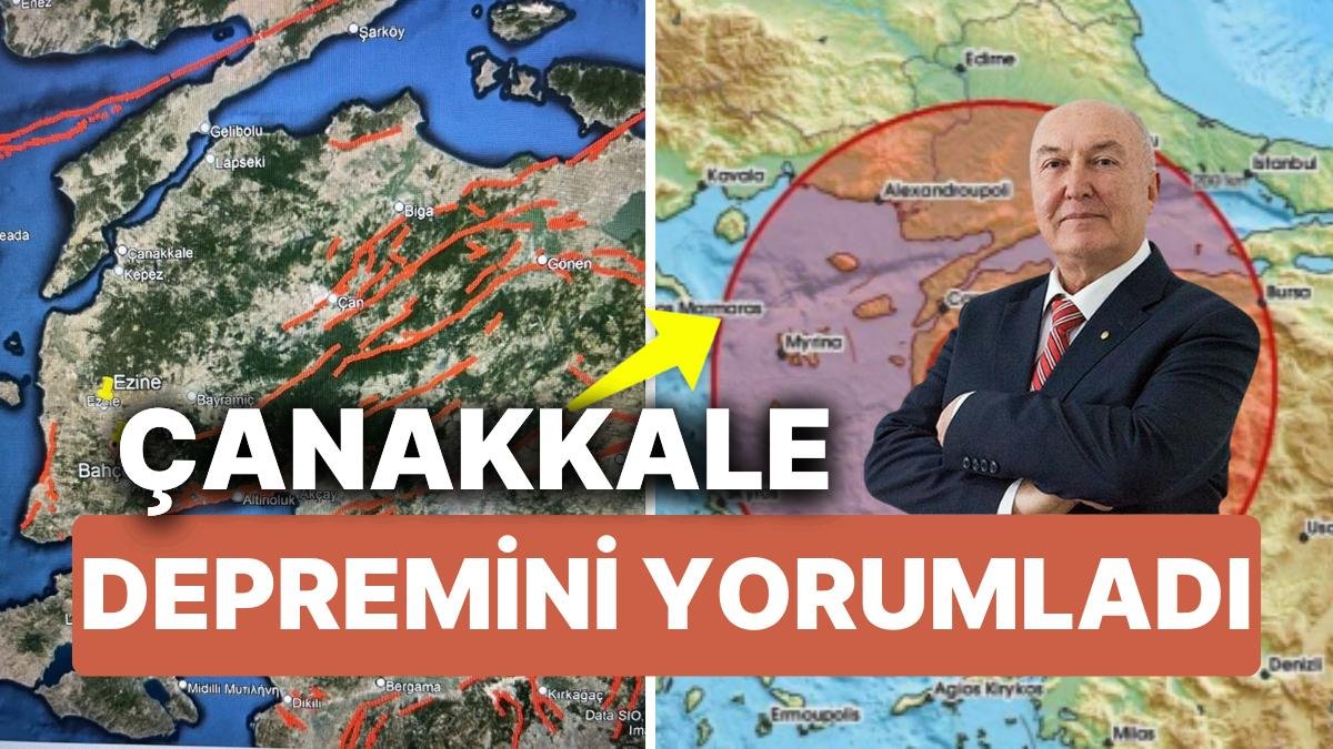 Çanakkale’de Peş Peşe Meydana Gelen Depremlere Uzmanlardan Açıklama Geldi! İşte Ahmet Ercan’ın Yorumu