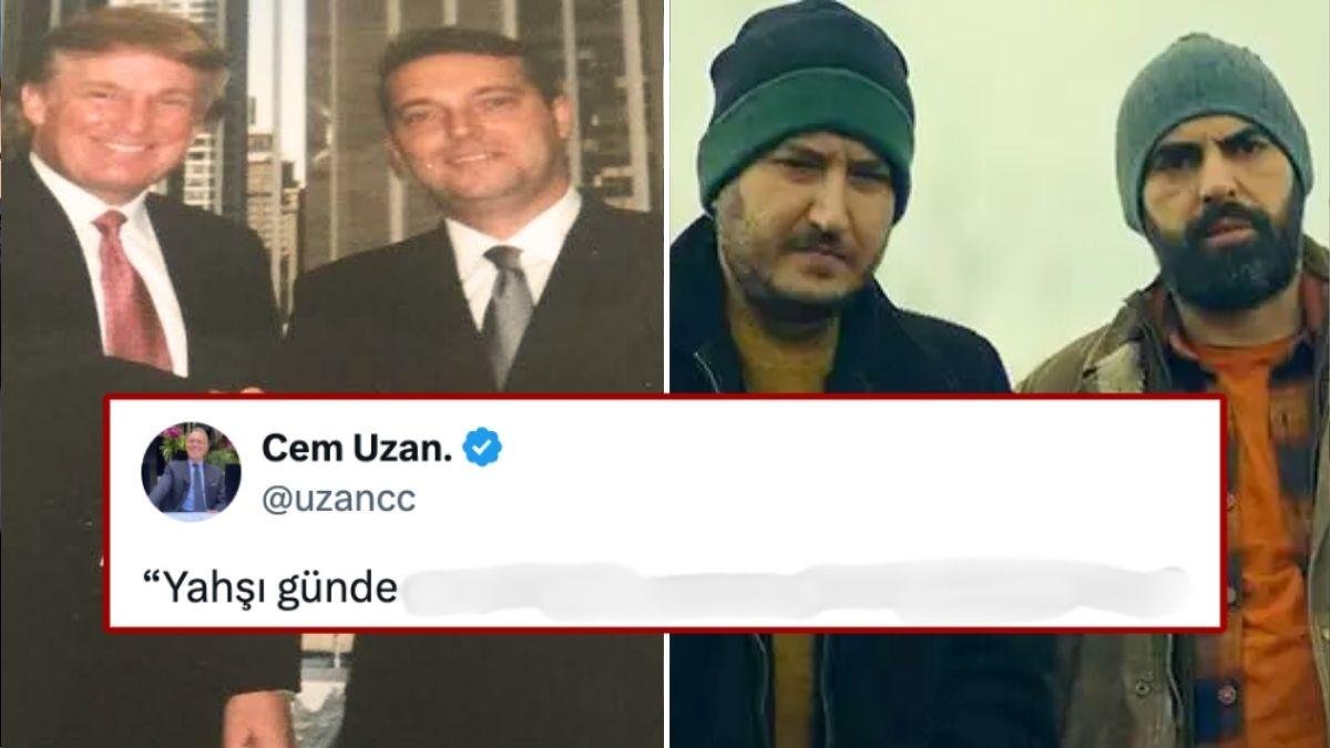 Cem Uzan Trump’a Gibi Dizisinin Repliğiyle Mesaj Yolladı: “Yahşı Günde Yar Yahşıdır Yaman Günde Yetiş Gardaş”