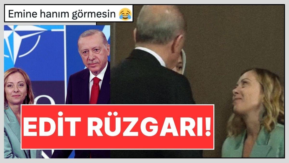 Editler Havada Uçuştu: Meloni’nin Cumhurbaşkanı Erdoğan’a Bakışları Gündem Oldu!