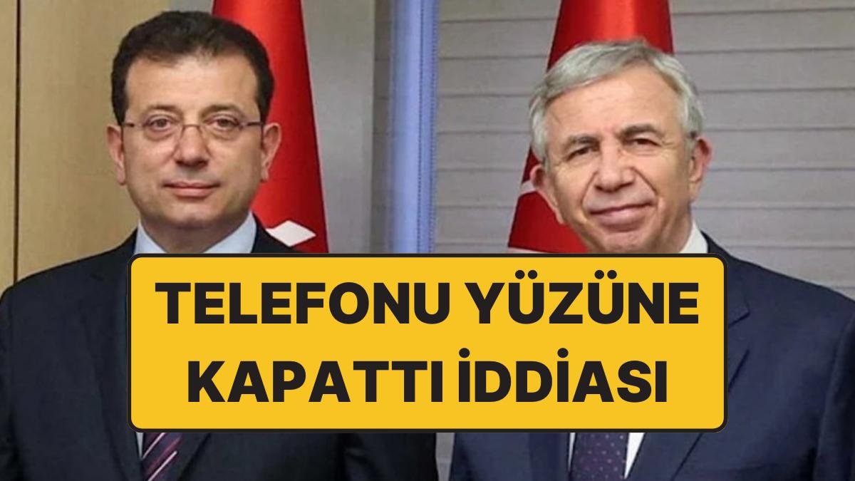 Mansur Yavaş ve Ekrem İmamoğlu’nun Arası Açık mı? Telefonu Yüzüne Kapattı İddiası