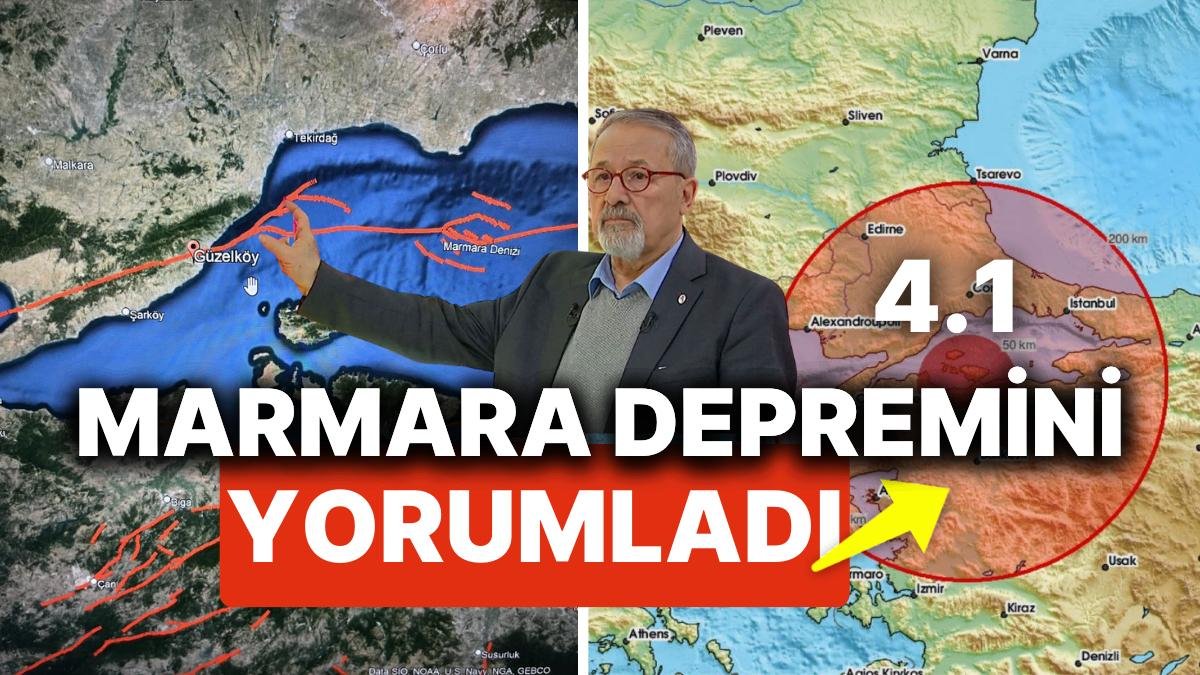 Marmara Denizi’nde 4.1 Büyüklüğünde Deprem Oldu, Son Durumu Uzmanlar Yorumladı! İşte Naci Görür’ün Açıklaması