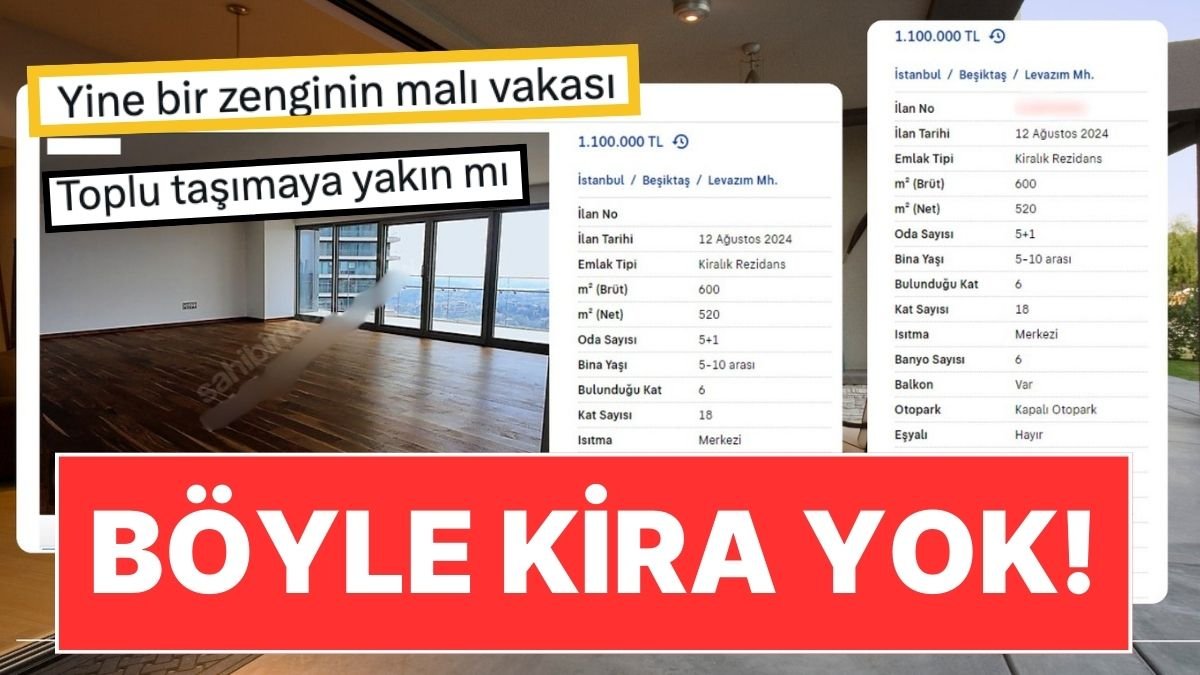 Görenler Şaşkına Döndü: İstanbul’da 1.1 Milyon Liraya Kiralık Daire İlanı!