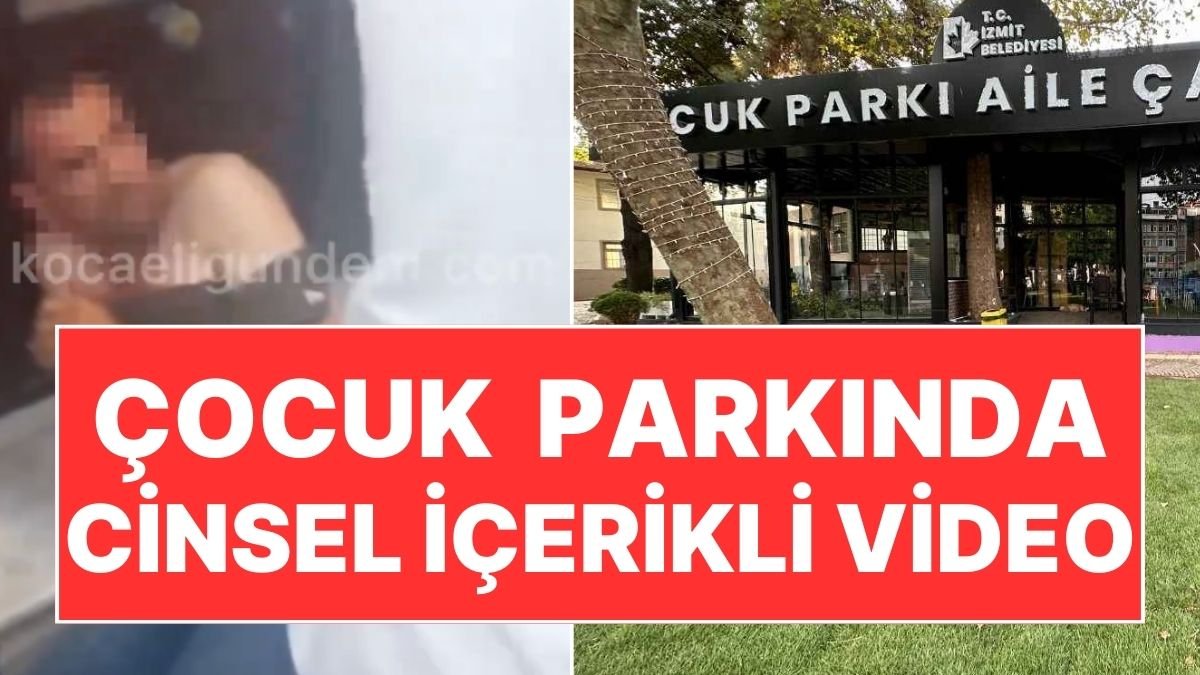 İzmit’te Ortalık Fena Karıştı! Çocuk Parkında Cinsel İçerikli Video Açıp İzledi!