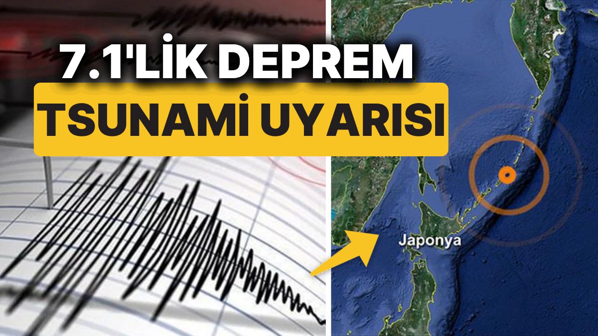 Japonya’da İki Büyük Deprem Meydana Geldi! 6.9 ve 7.1 Büyüklüğündeki Depremler Tsunamiye Neden Olabilir