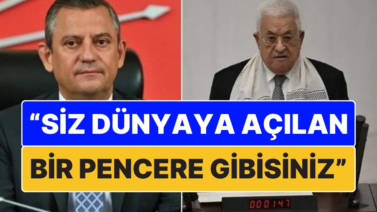 Mahmud Abbas, CHP Lideri Özgür Özel’i Filistin’e Davet Etti: “Siz Dünyaya Açılan Bir Pencere Gibisiniz”
