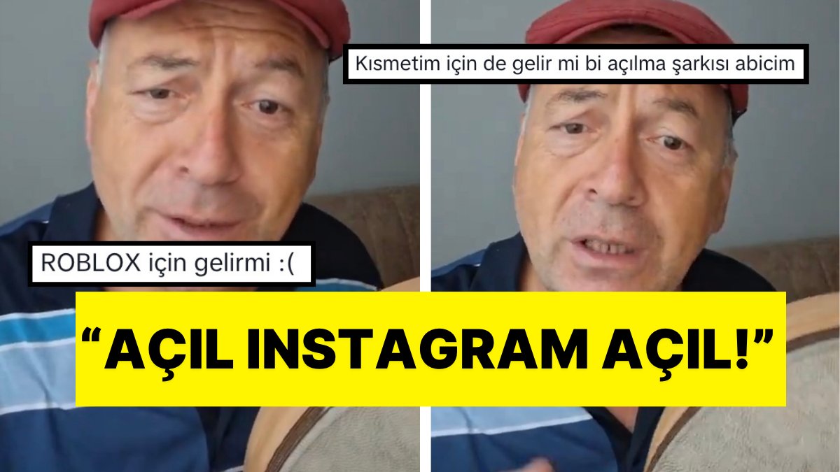 TikTok’un Şeker Dayı’sından Instagram Açılsın Diye Özel Beste: “Roblox İçin de Gelir mi?”