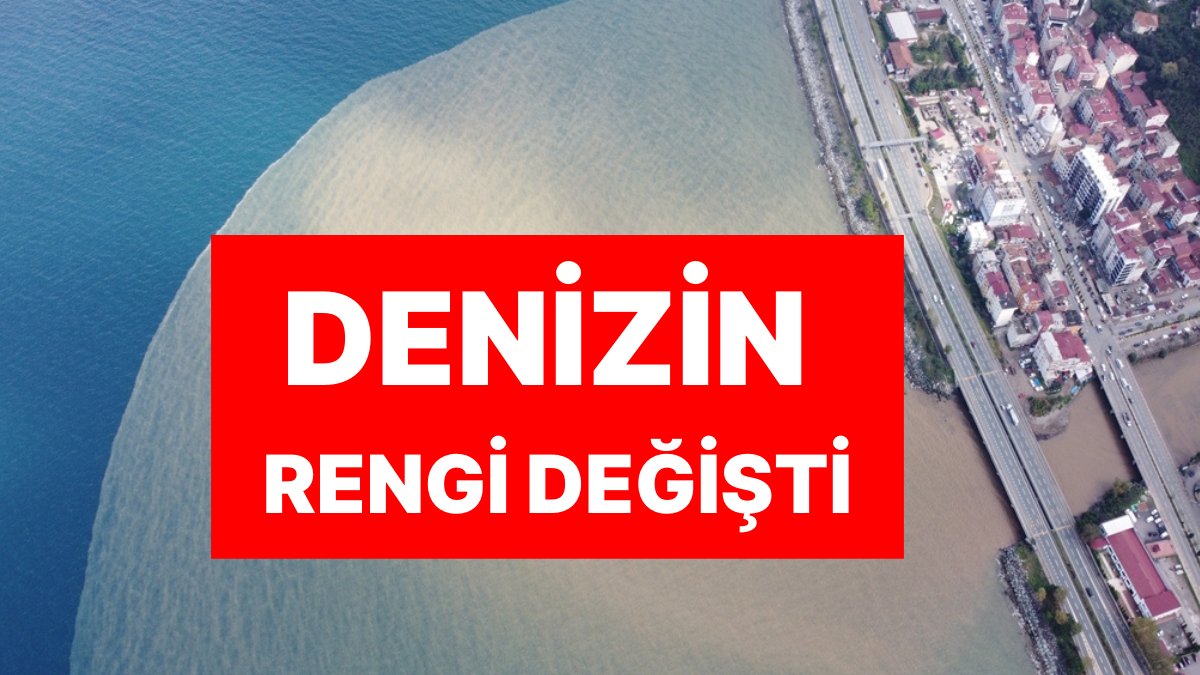 Sel Sonrası Karadeniz’in Rengi Değişti: Drone ile Görüntülendi