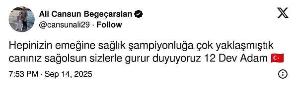 12 Dev Adamın Final Coşkusu: Duygusal Yorumlar