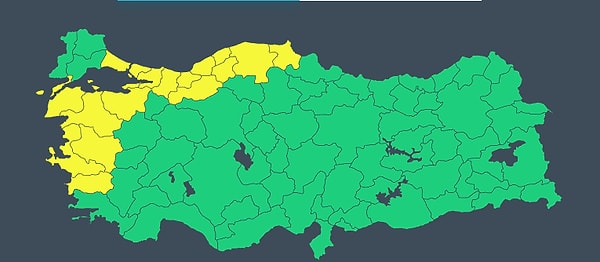 29 Eylül Hava Durumu ve 17 Şehir İçin Sarı Kod Uyarısı