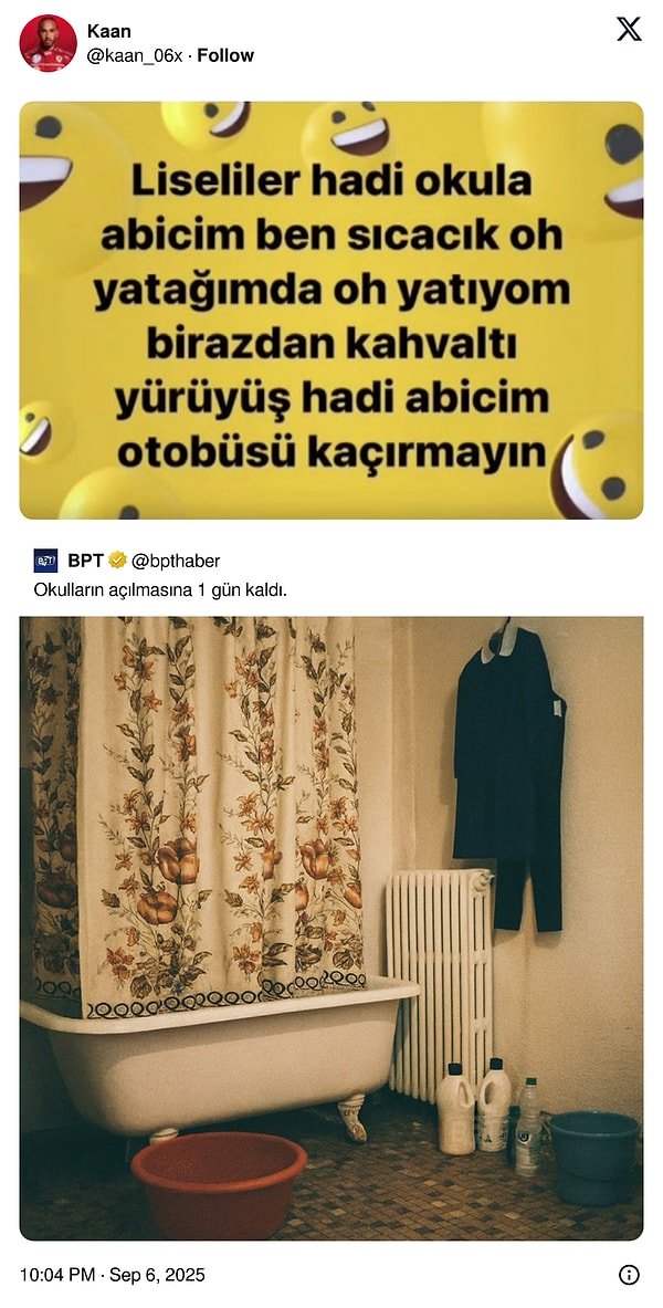 Bartu’nun Kombininden Liselilerin Okul Heyecanına: Son 24 Saatin En Viral Tweetleriyle Giriş Yap!