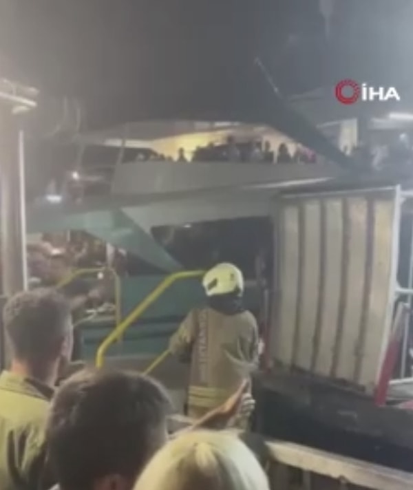 Beşiktaş-Üsküdar Motoru Kargo Gemisiyle Çarpıştı: Boğazda Korkutucu Anlar