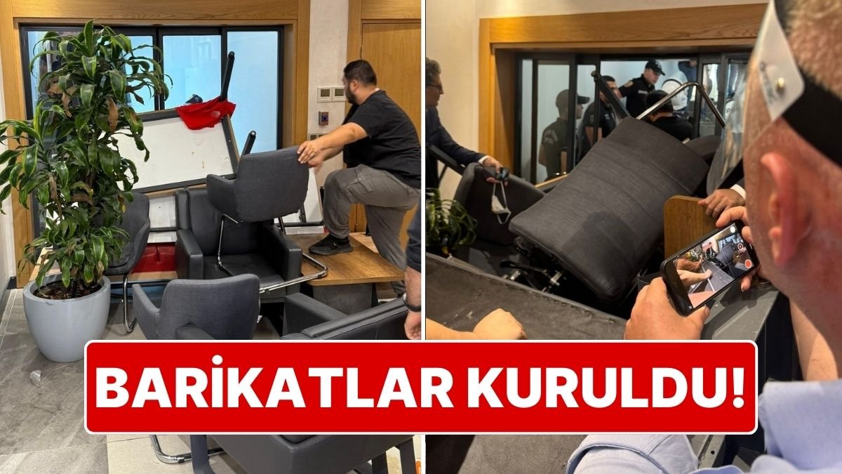 CHP İl Binasına Giriş Olayı: Barikat Kuruldu