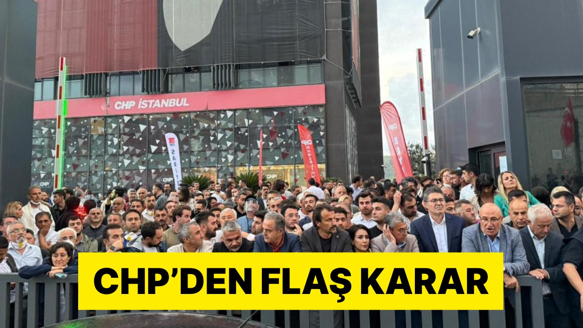 CHP İstanbul İl Başkanlığı Kapatma Kararı: Gürsel Tekinin Girişi Olayı