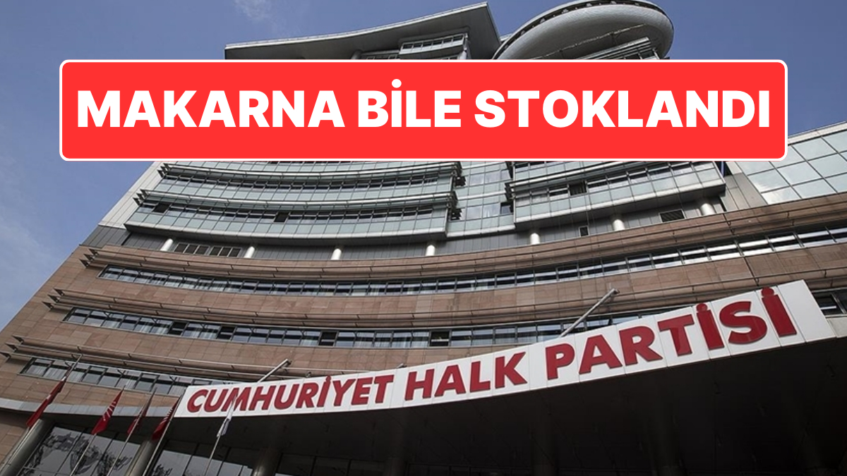 CHP’de Mutlak Butlan Hazırlığı ve Stoklanan Gaz Maskesi ile Gıda