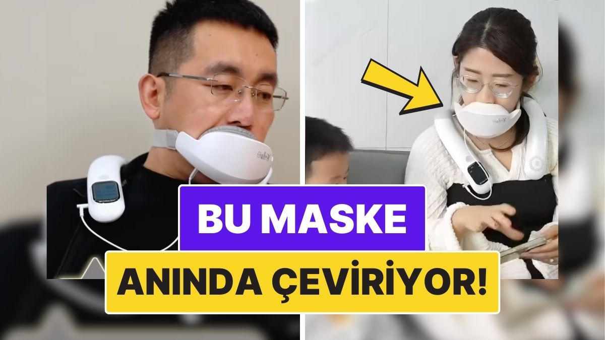 Çinli Şirket Anında Konuşmayı Çeviren Maske Geliştirdi: Yepyeni Bir Dillerarası İletişim Çözümü