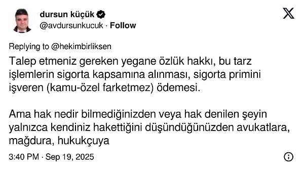 Doktora Verilen 108 Milyon TL Tazminat Cezası: Hekimler ve Avukatlar X’te Karşı Karşıya