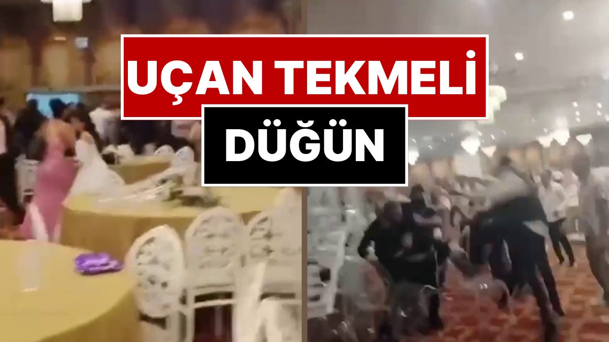 Düğünde Uçan Tekmeler: Gelin ve Damat Karşı Karşıya