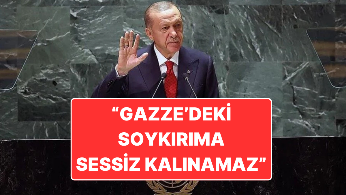 Erdoğan: Gazzedeki Soykırına Sessiz Kalınamaz