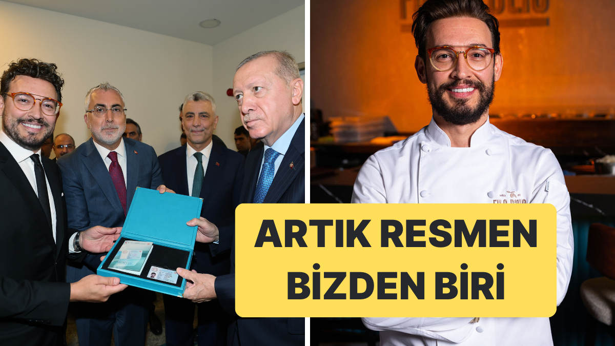 Erdoğan: Turkuaz Kartı İtalyan Şef Danilo Zannaya Verdi