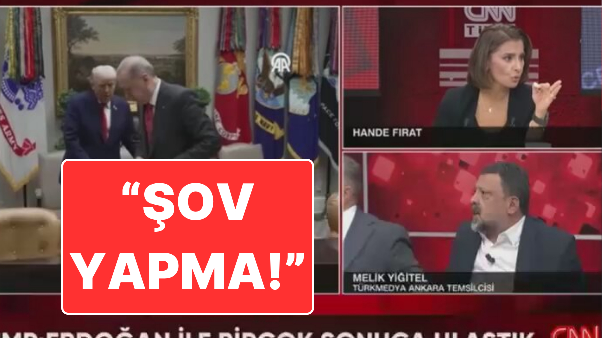 Erdoğan–Trump Görüşmesi CNN Türk’te Gerginlik: Şov Yapma