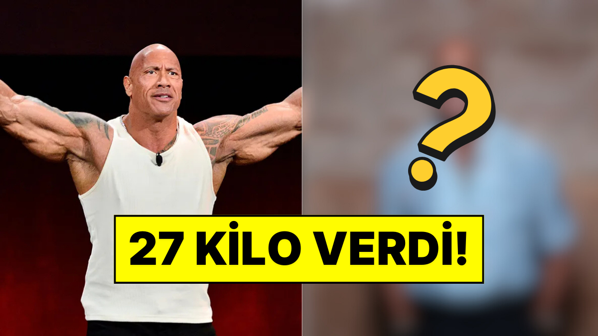 Eski Halinden Eser Yok: Dwayne Johnson Yeni Projesi İçin 27 Kilo Verdi! – Yeni Dönem İçin Sahnede Büyüleyen Dönüş