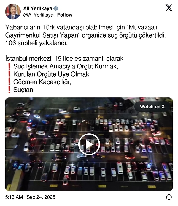 Gayrimenkul Çetesine Operasyon: 451 Yabancıya Vatandaşlık İptali