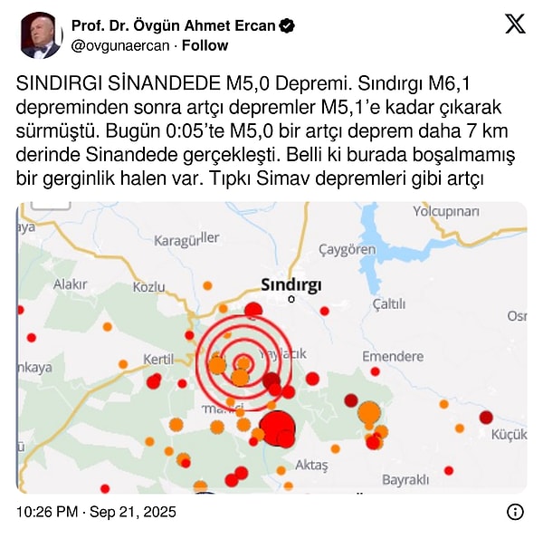Gece Yarısı Depremi: Ahmet Ercan ve Naci Görürün Son Açıklamaları