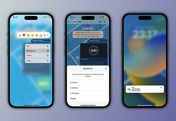 Görmedim, Duymadım Yok! WhatsApp’a Hatırlatıcı Özelliği Geldi