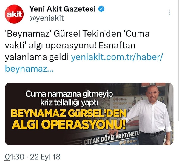 Gürsel Tekin Değişimi Sosyal Medyada