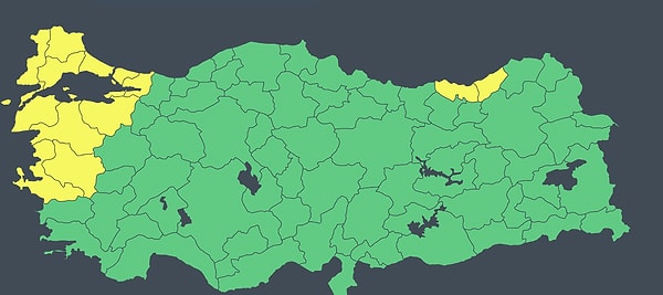 Hava Durumu Uyarısı: 13 İlde Sarı Alarm