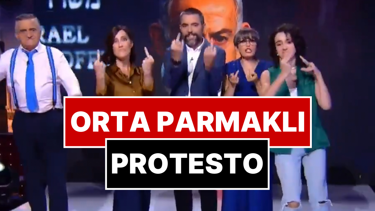 İsrail Başbakanı Netanyahu’ya Televizyonda Orta Parmak Gösterildi