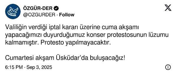 İsrail Yanlısı Sanatçının İstanbul Konseri İptal Edildi: Protesto Çağrısı