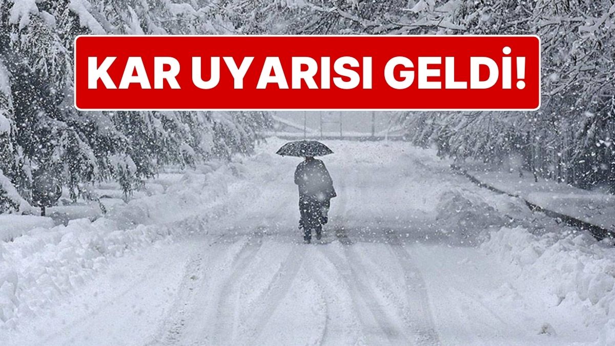 Kar Yağışı Uyarısı ve Sıcaklık Düşüşü