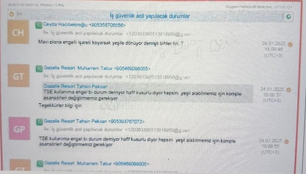 Kartalkaya Oteli Yangınında Müdürün Mesajları Ortaya Çıktı