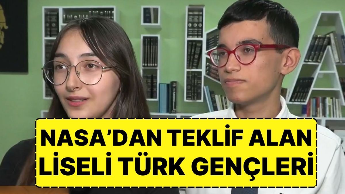 Liseli Öğrenciler Buket Atalay ve Arda Çetinkaya, NASA’ya Çağrıldı