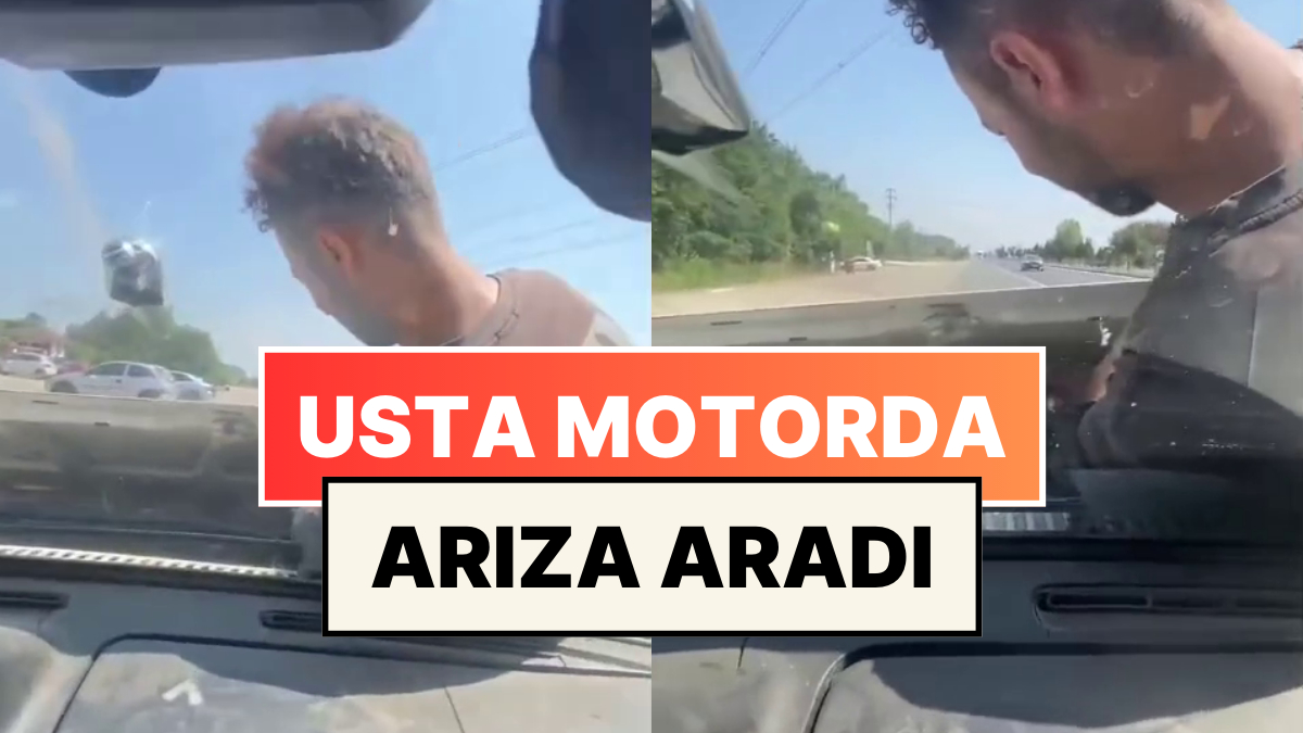 Motora Bindirip Kaputu Açık Yolculuk: Usta Arızayı Bularak Ağızları Açık Bıraktı