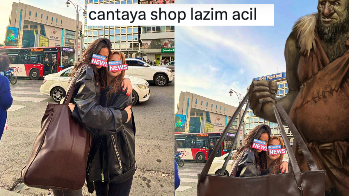 Önde Beliren Çantayı Görünce Gelen Kahkaha: Fotoğrafı Kurtarmak İçin Yapılan En Şakacı Yorumlar!