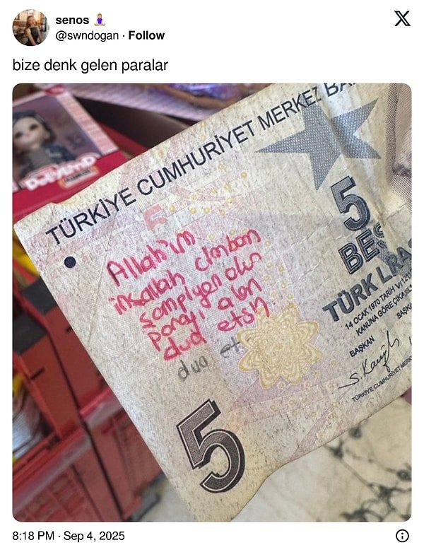 Paraya Yazılmış Hikayeler: Banknotların Üzerine Yazılan Yazılarla Mizah ve Hüznü Birleştiren Eğlenceli Ziyafet!
