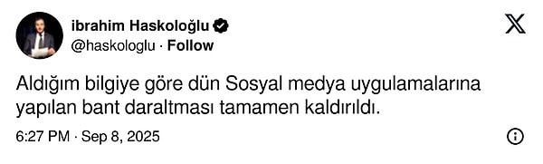 Sosyal Medya Bant Daraltma Uygulaması: Sonuçlar ve Gelecek Perspektifleri