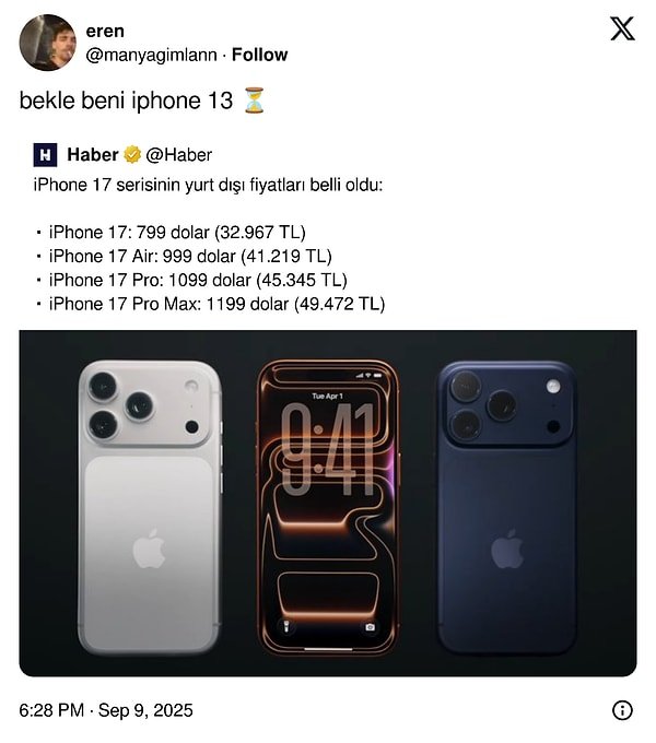 Sosyal Medya Fırtınası: Yeni iPhone Modellerine Gelen Tepkilerle Gözler Üstünde!
