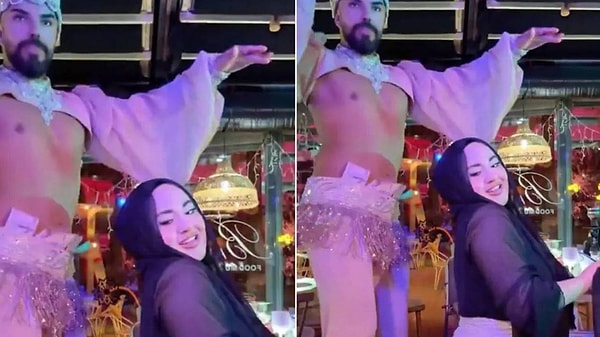 Tesettürlü Kadın İçin Zenneyle Dans Gerginliğiyle Tutuklama