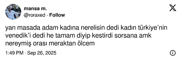Türkiye’nin Venedik’i Neresi? Yan Masaya Kulak Misafiri Olan X Kullanıcısına Bile Şaşırtan Alternatif Cevaplar!