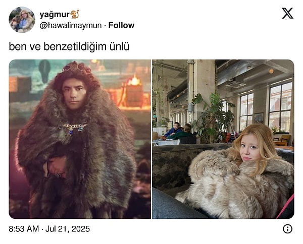 Ünlülerle Aynı Işık: X’te Benzetildiğini Gizlemeyen Eğlenceli Anlar!