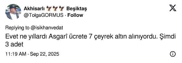 Vedat Işıkhandan’dan Açıklama: 2002’de 184 Lira, Şimdi 22.104 TL