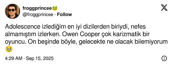 Web Sayfası İçin Tekil ve Ön Sayfaya Uygun Başlık: Genç Oyuncu Owen Coopera, Adolescence Dizisindeki Performansıyla Emmy Ödülüyle Tarihe Geçti