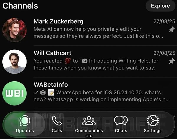 WhatsApp’ın Tasarımı Değişiyor: Yeni Görüntü Sızdırıldı