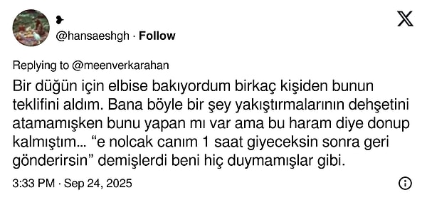 X Kullanıcısı İsyanı: Lüks Elbiseler İçin Ücreti İsteyen Kadınlar